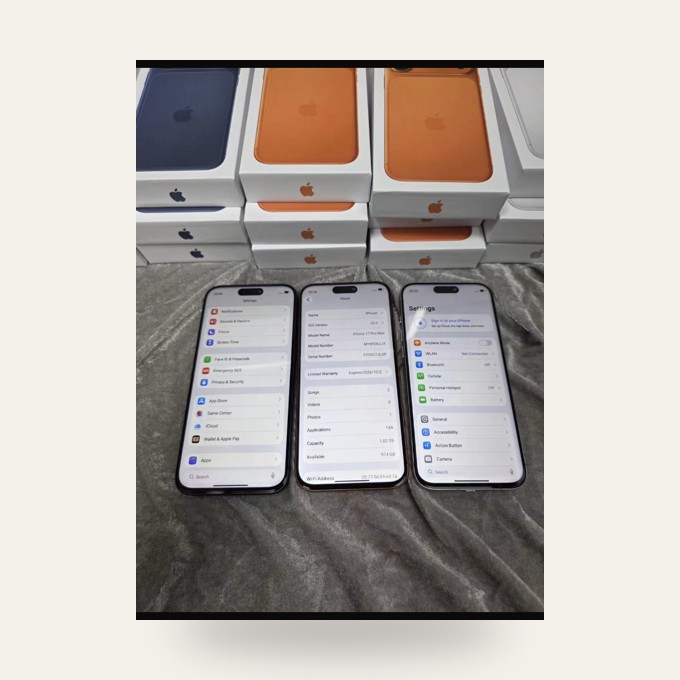 Phone inventory review rail