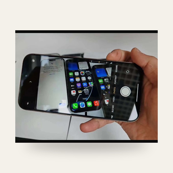 Phone inventory review rail